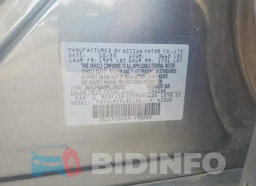 3N1CP5BV2RL490202 Photo# 13