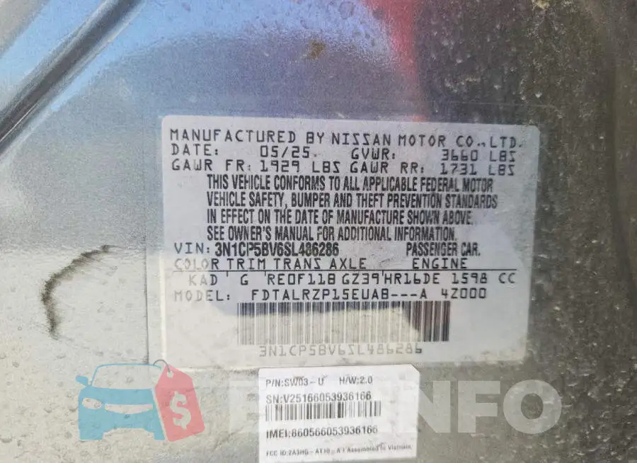 3N1CP5BV6SL486286 Photo# 13