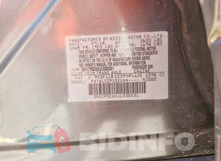 3N1CP5CUXJL532531 Photo# 12