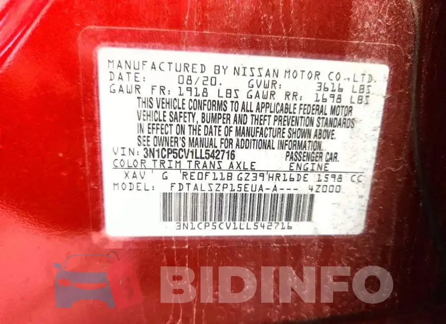 3N1CP5CV1LL542716 Photo# 13