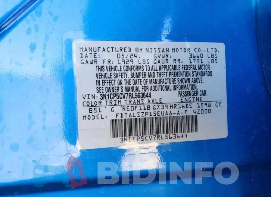 3N1CP5CV7RL563644 Photo# 14