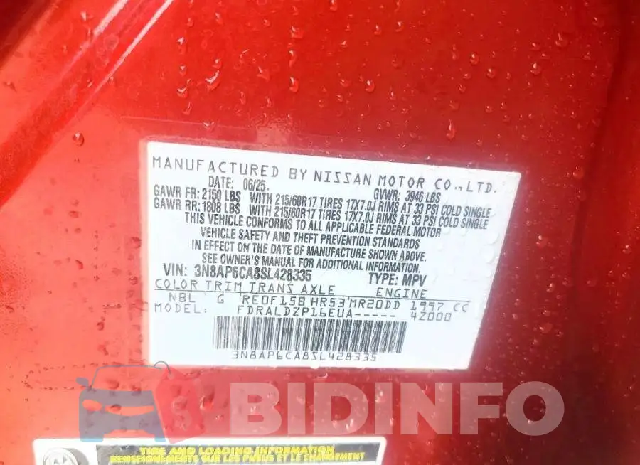 3N8AP6CA8SL428335 Photo# 13