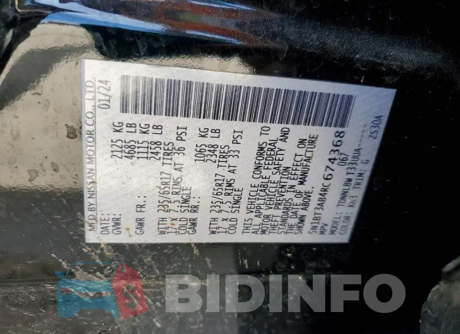 5N1BT3AB4RC674368 Photo# 13