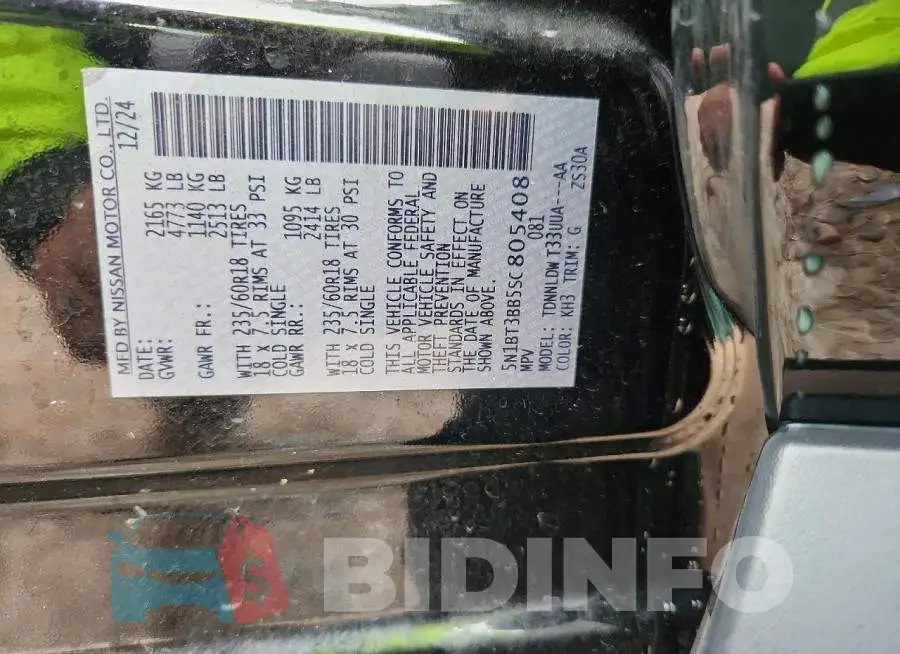 5N1BT3BB5SC805408 Photo# 13