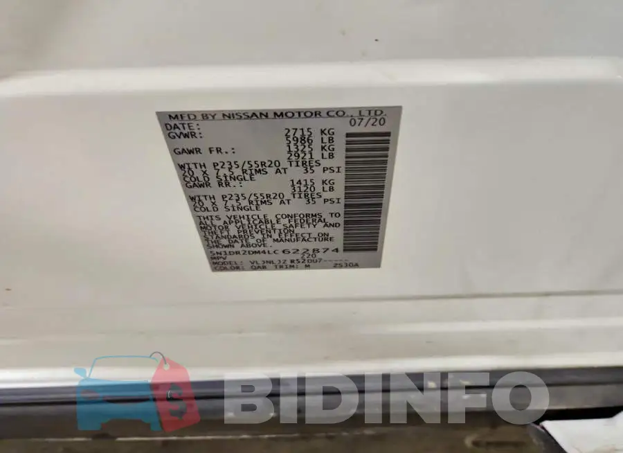 5N1DR2DM4LC622874 Photo# 14