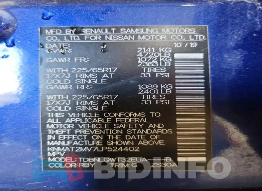 KNMAT2MV7LP524402 Photo# 14