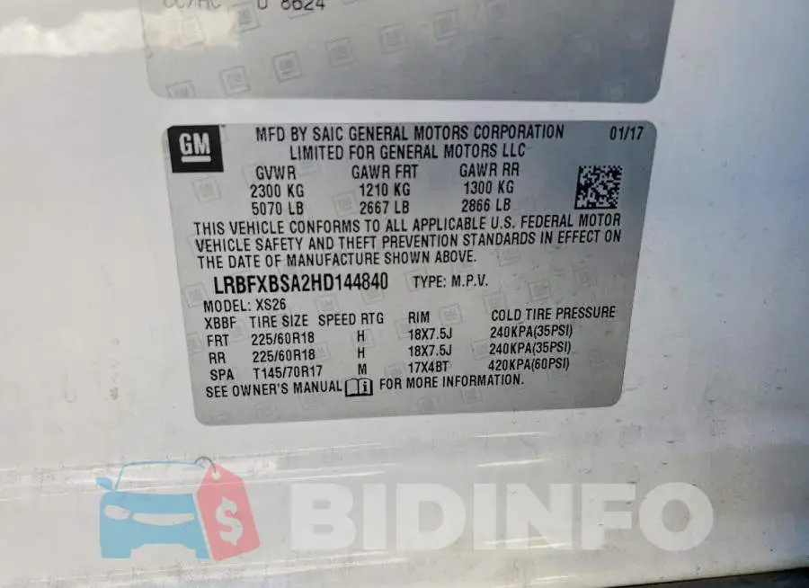 LRBFXBSA2HD144840 Photo# 12