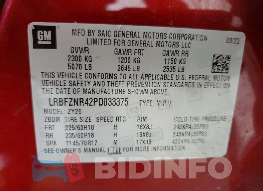 LRBFZNR42PD033375 Photo# 12