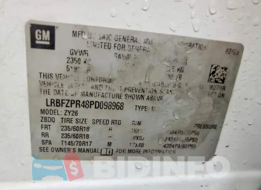 LRBFZPR48PD098968 Photo# 13