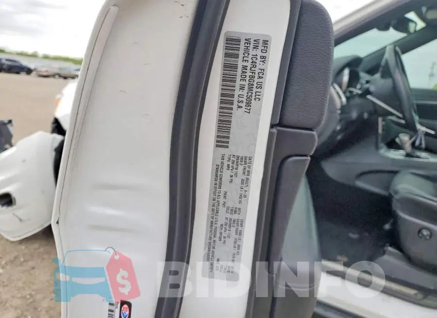 1C4RJFBG8MC509677 Photo# 14