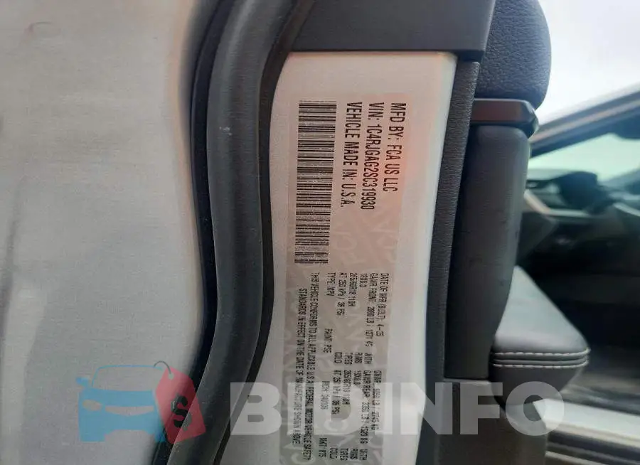 1C4RJGAG2SC319930 Photo# 13
