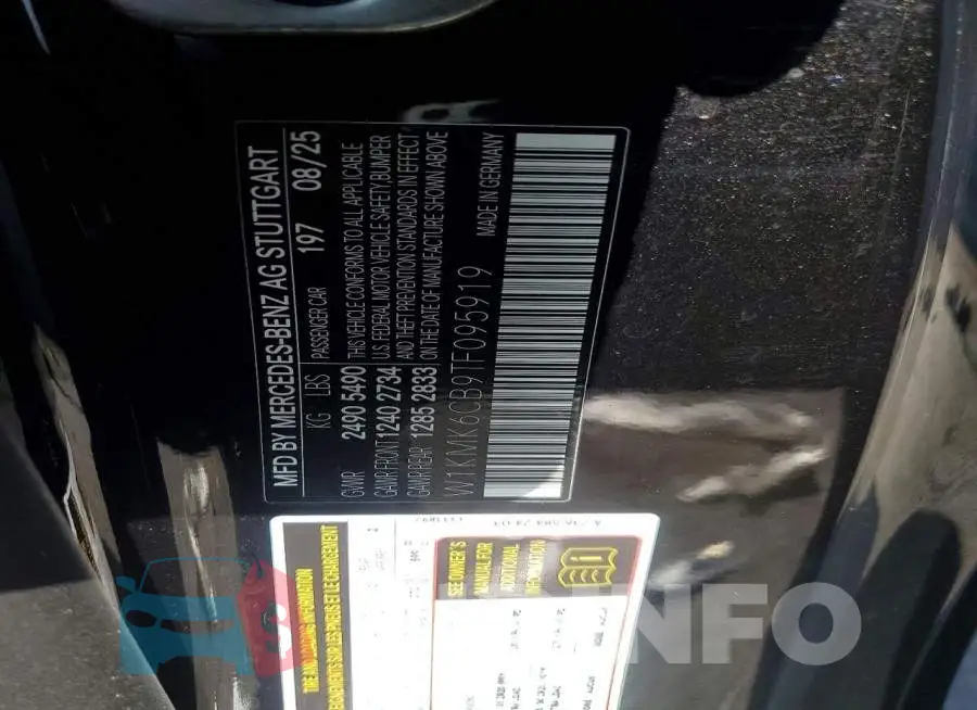 W1KMK6CB9TF095919 Photo# 12