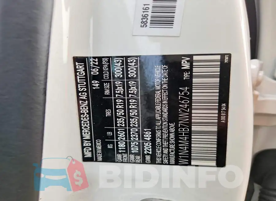 W1N4M4HB7NW246754 Photo# 12