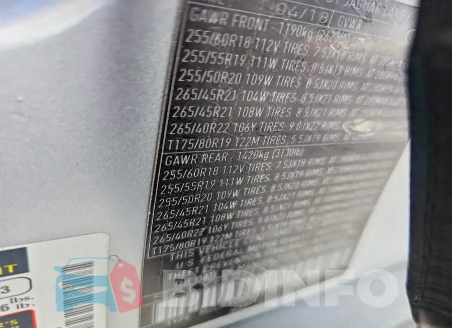 SALYB2RX5JA772393 Photo# 13