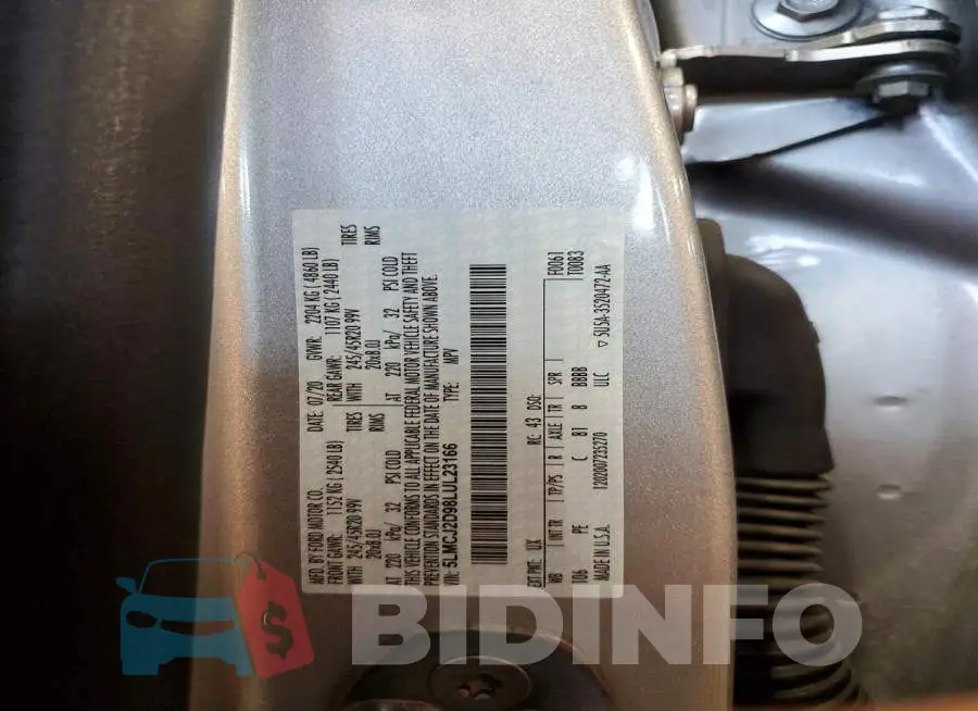 5LMCJ2D98LUL23166 Photo# 13