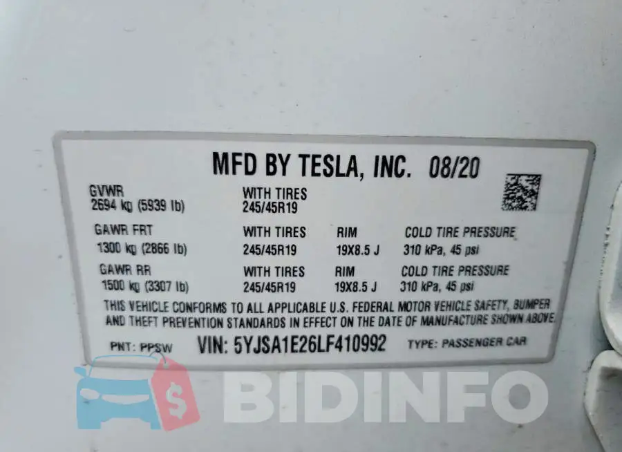 5YJSA1E26LF410992 Photo# 12