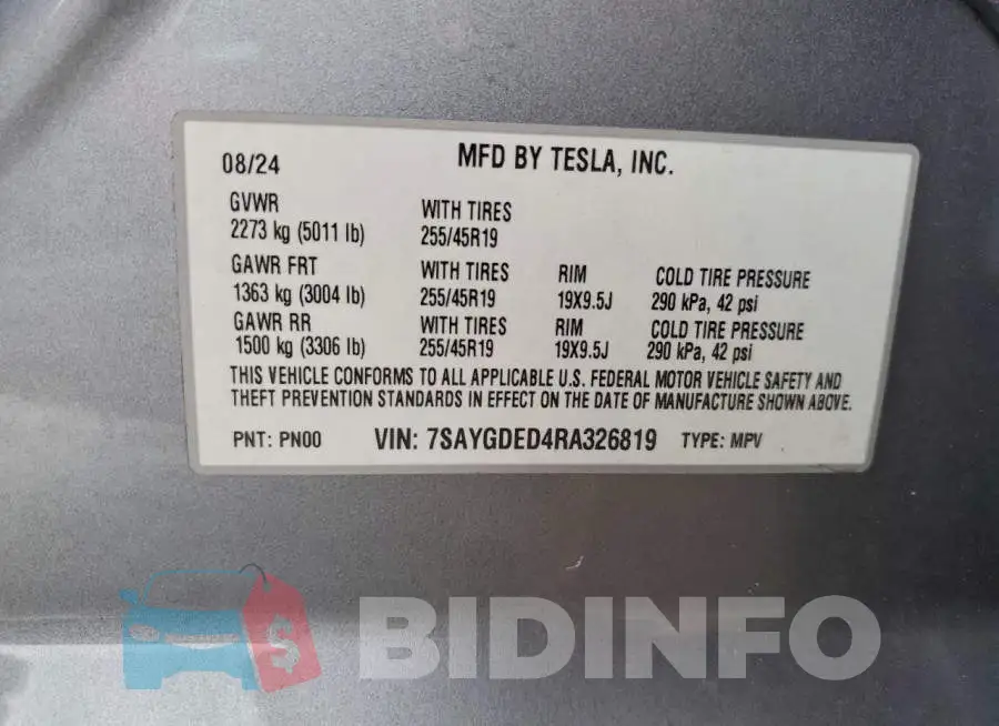 7SAYGDED4RA326819 Photo# 13