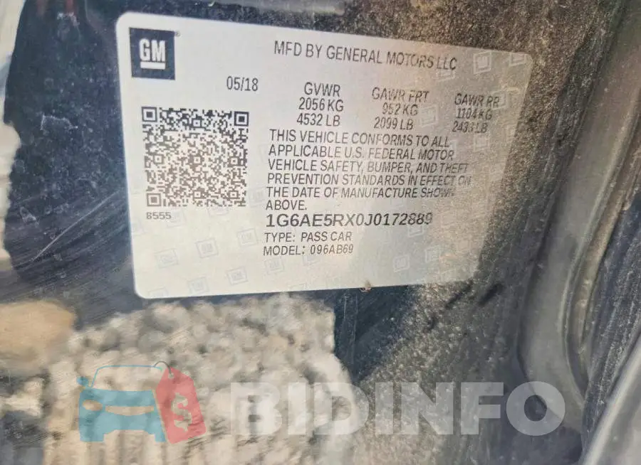 1G6AE5RX0J0172889 Photo# 12