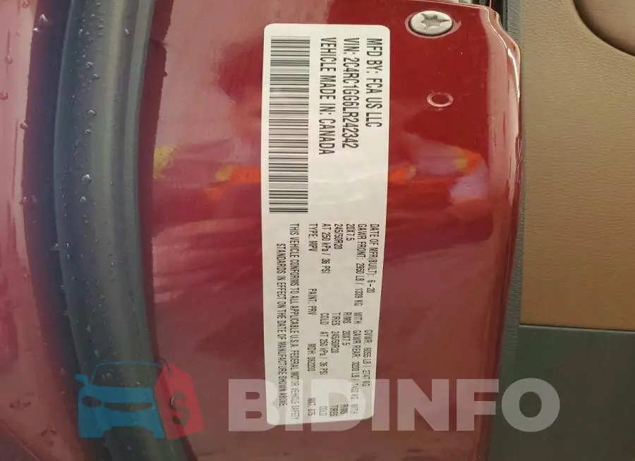 2C4RC1GG6LR242342 Photo# 14