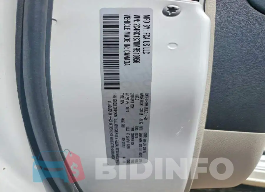 2C4RC1S70MR510956 Photo# 13