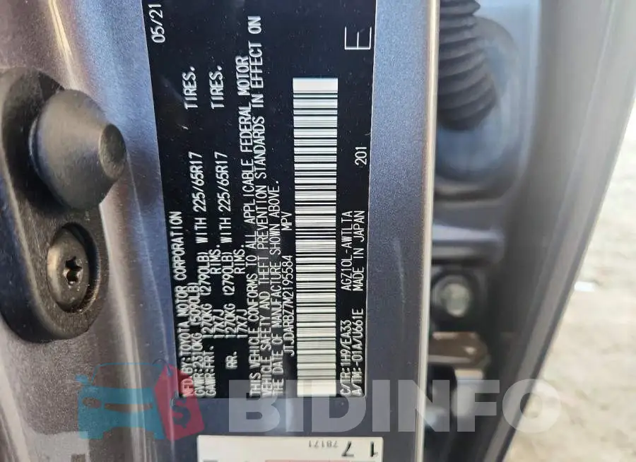 JTJDARBZ7M2195584 Photo# 13