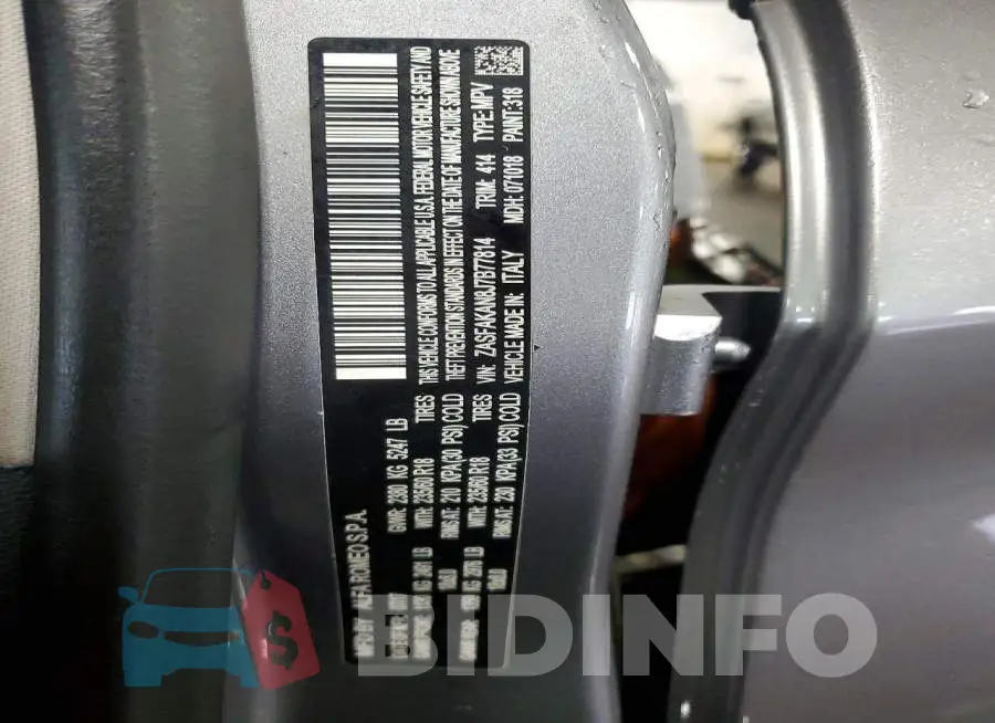 ZASFAKAN8J7B77814 Photo# 13