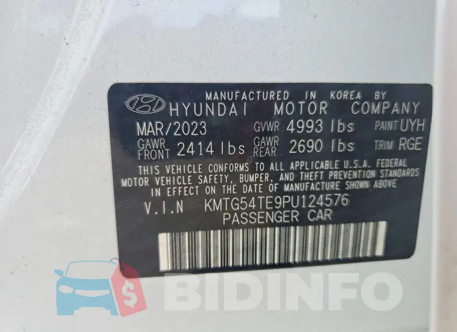 KMTG54TE9PU124576 Photo# 12
