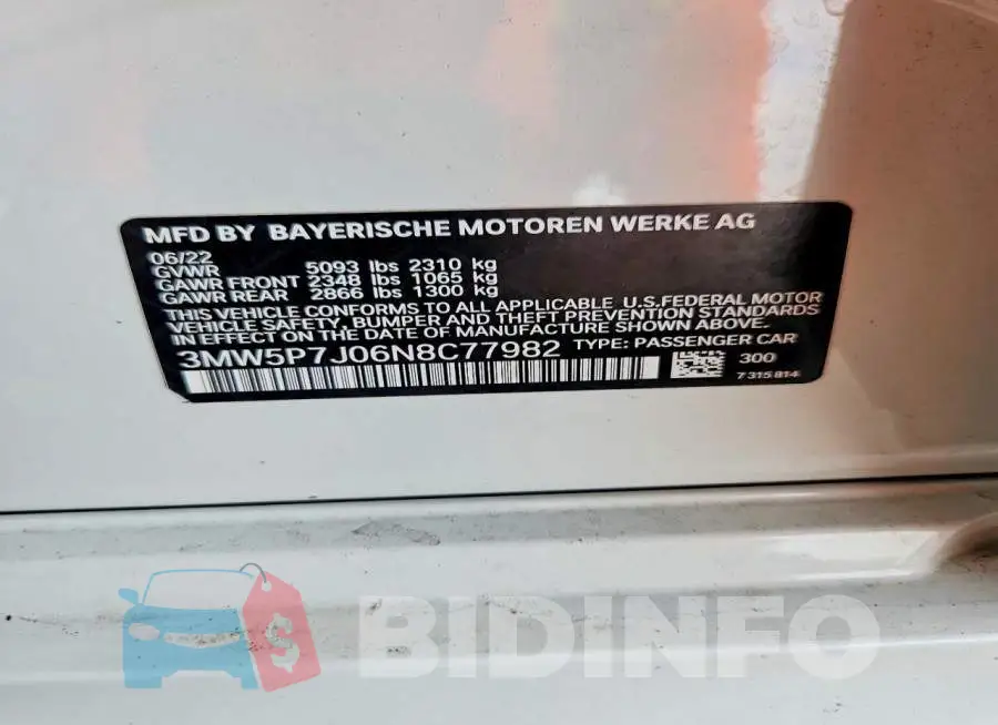 3MW5P7J06N8C77982 Photo# 12