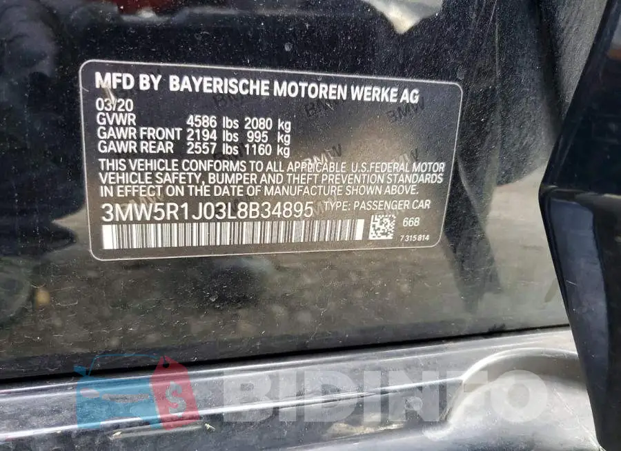 3MW5R1J03L8B34895 Photo# 12