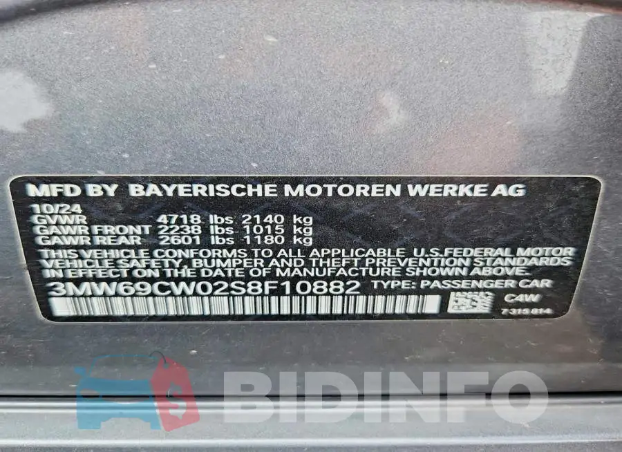 3MW69CW02S8F10882 Photo# 12