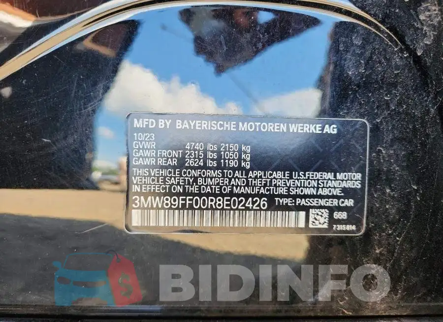 3MW89FF00R8E02426 Photo# 12