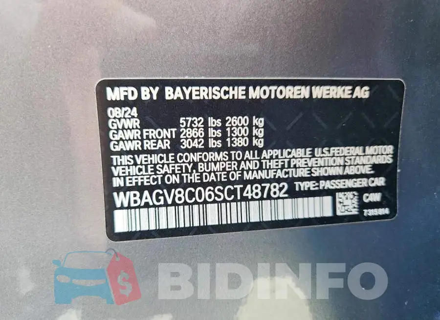 WBAGV8C06SCT48782 Photo# 12