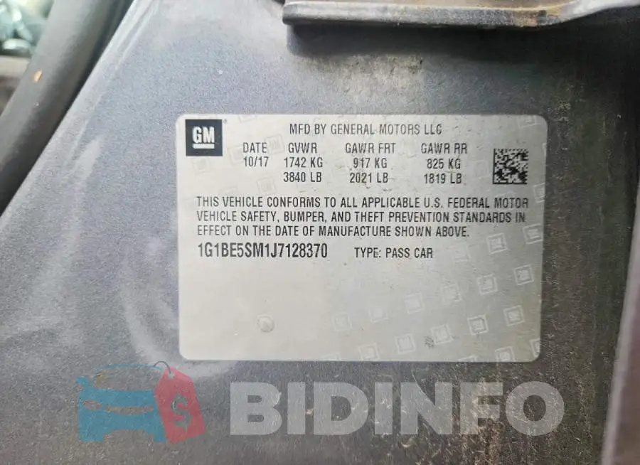 1G1BE5SM1J7128370 Photo# 12