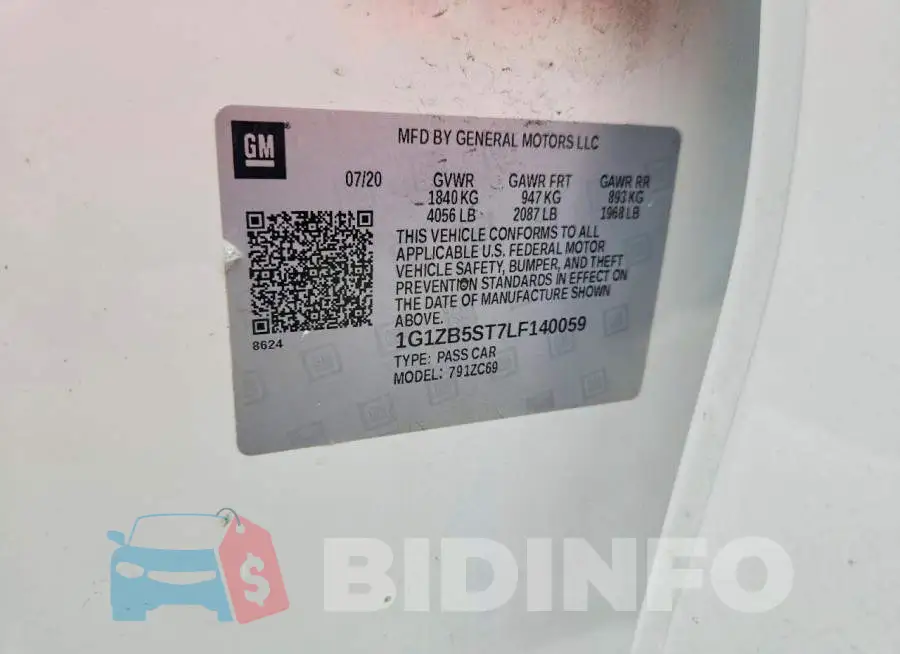 1G1ZB5ST7LF140059 Photo# 13