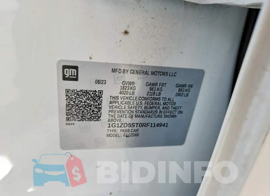 1G1ZD5ST0RF114941 Photo# 12
