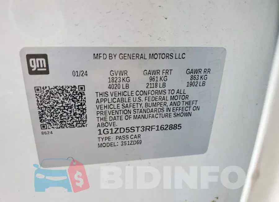1G1ZD5ST3RF162885 Photo# 12