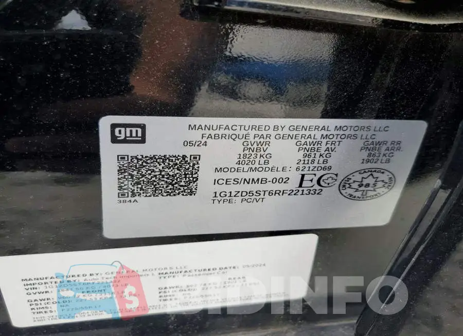 1G1ZD5ST6RF221332 Photo# 13
