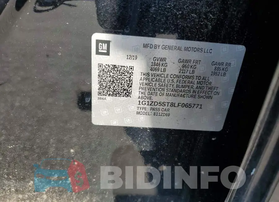 1G1ZD5ST8LF065771 Photo# 12