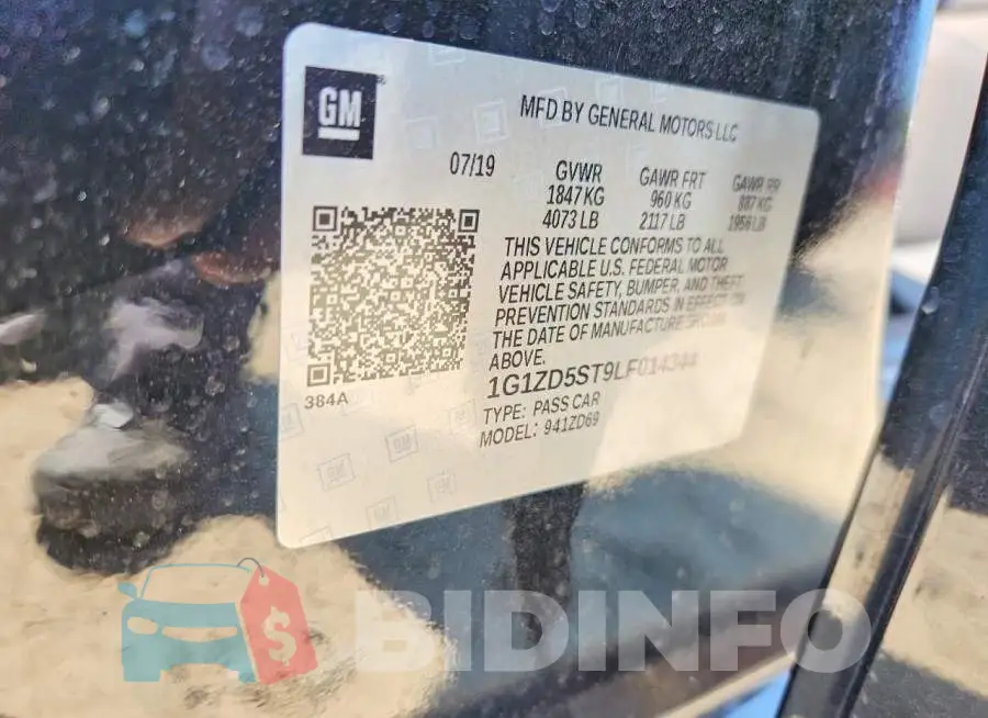 1G1ZD5ST9LF014344 Photo# 12