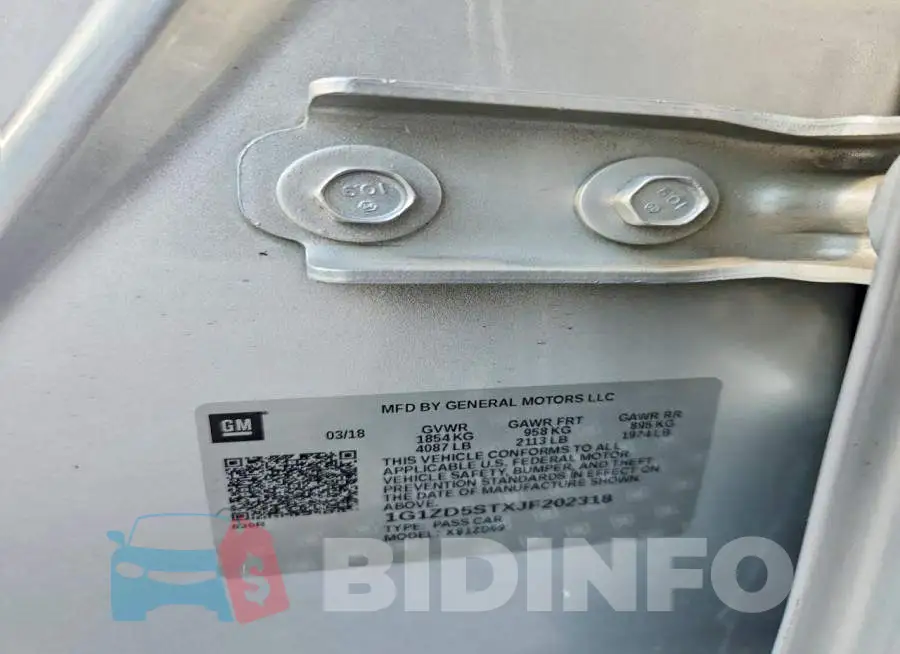 1G1ZD5STXJF202318 Photo# 13