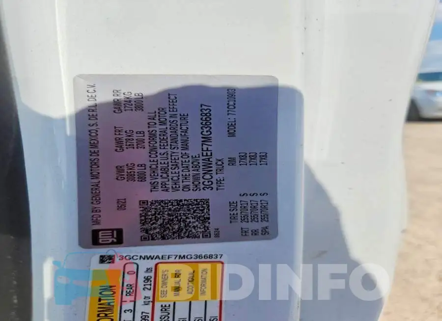 3GCNWAEF7MG366837 Photo# 12