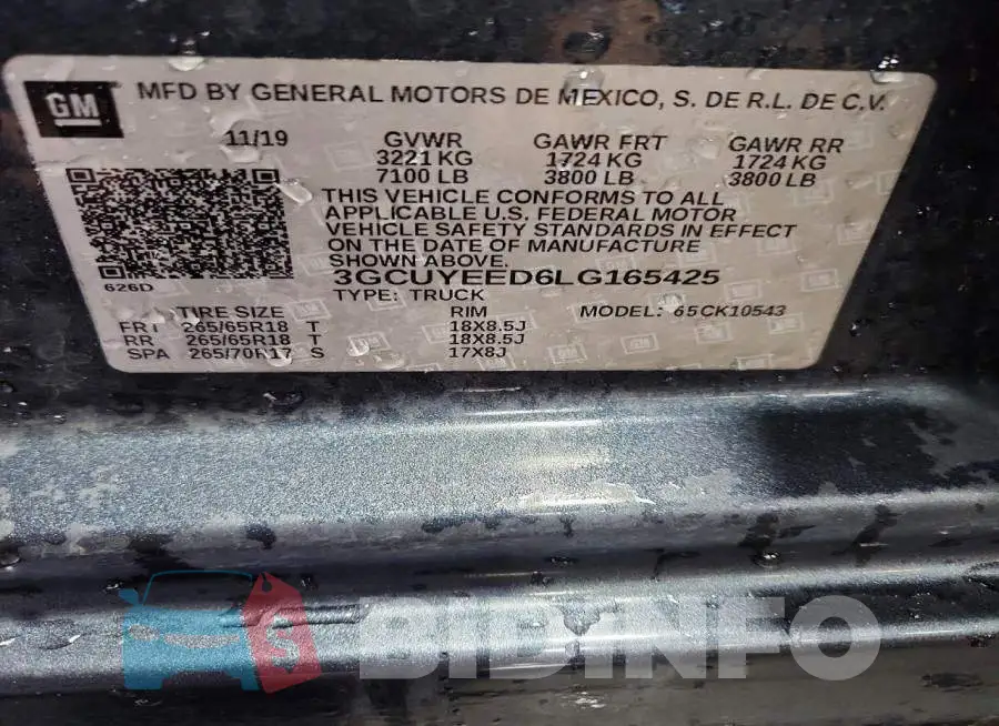 3GCUYEED6LG165425 Photo# 13