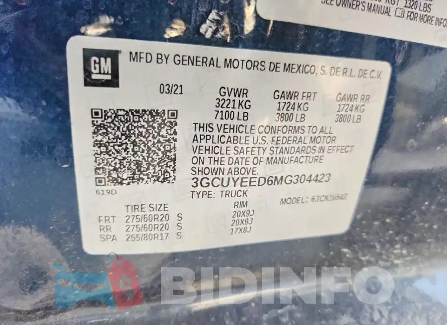 3GCUYEED6MG304423 Photo# 13