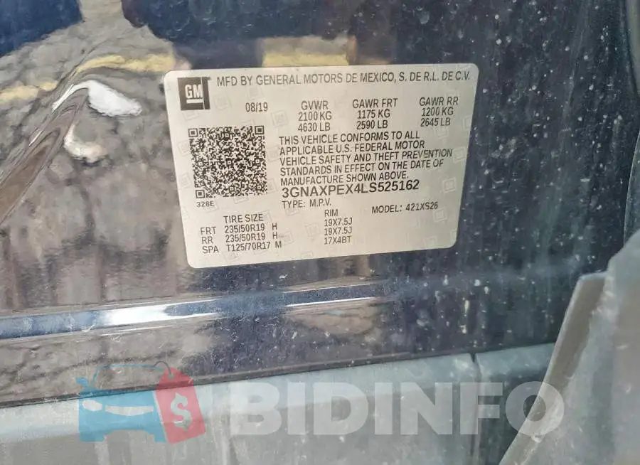 3GNAXPEX4LS525162 Photo# 14