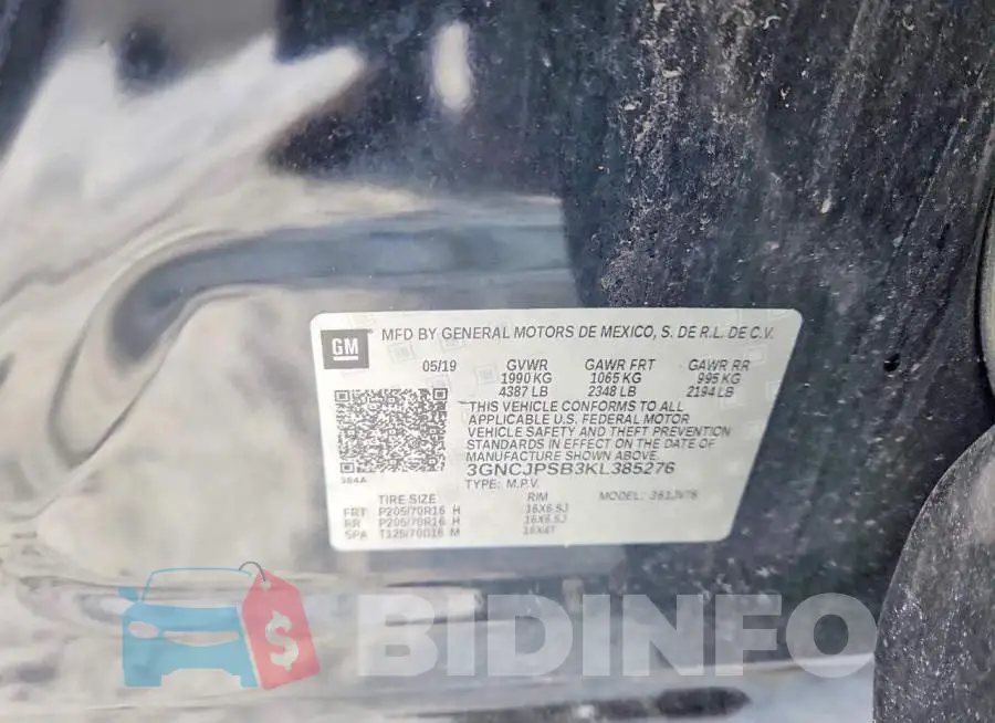 3GNCJPSB3KL385276 Photo# 13