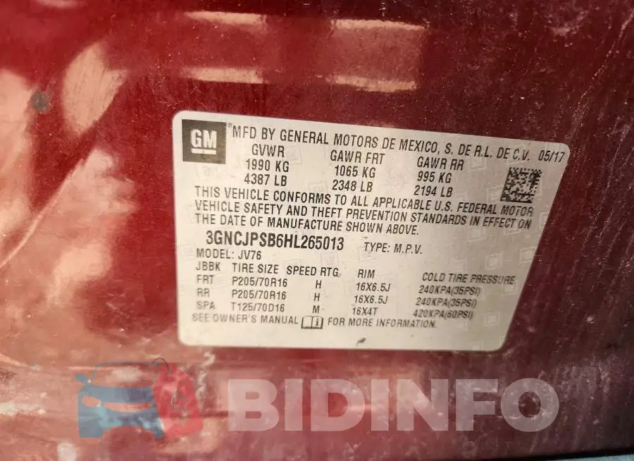 3GNCJPSB6HL265013 Photo# 12