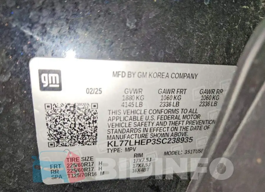 KL77LHEP3SC238935 Photo# 14