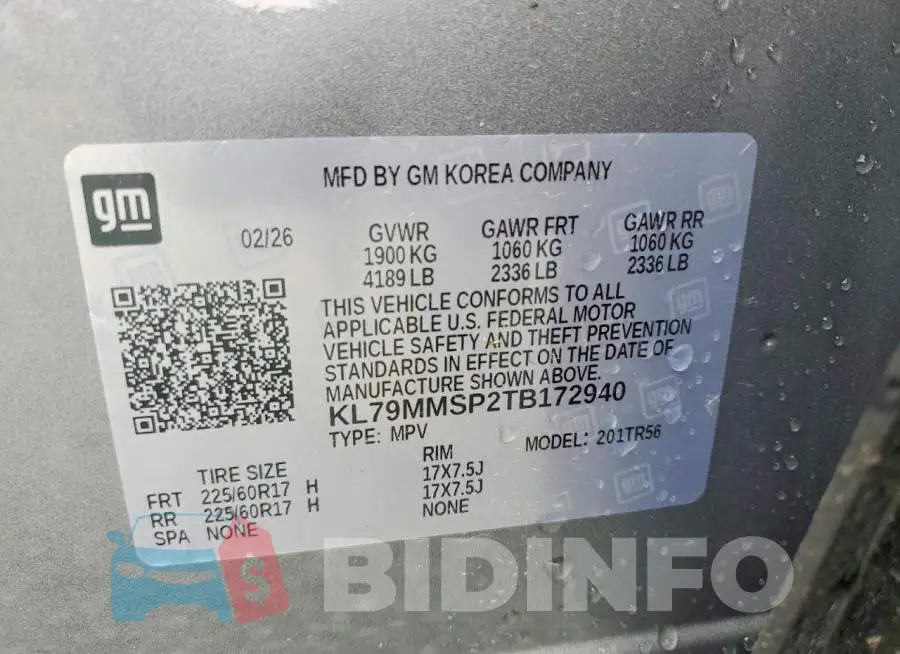 KL79MMSP2TB172940 Photo# 13