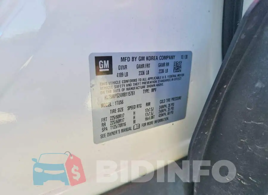 KL79MPS24MB115761 Photo# 13
