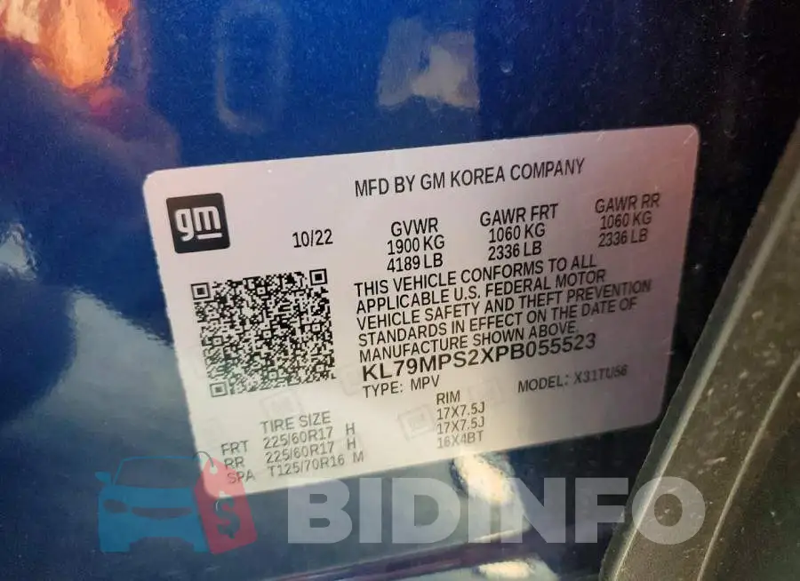 KL79MPS2XPB055523 Photo# 13